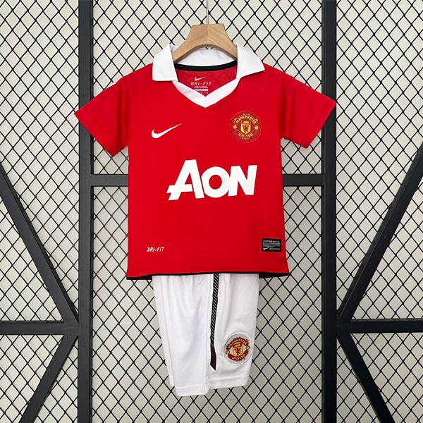 Camiseta Manchester United Primera Niño Retro 2010 2011